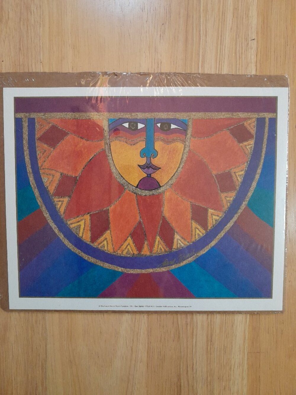 Laurel Burch Studios Sun Global Spirit Vintage Print 8x10
